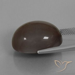 9,17 ctw natürlicher Mittel braun Mondstein, Oval, Lichtundurchlässig