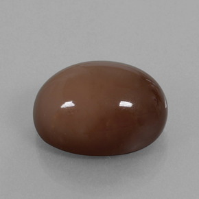 22,96 ctw natürlicher brauner Mondstein, Oval Schliff, Lichtundurchlässig