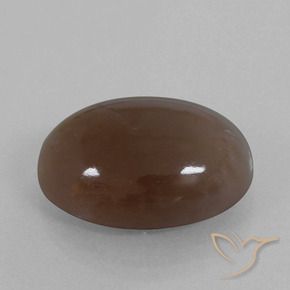 9,17 ctw natürlicher Mittel braun Mondstein, Oval, Lichtundurchlässig