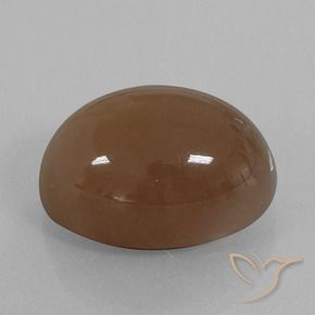 9,17 ctw natürlicher Warmes Braun Mondstein, Oval, Lichtundurchlässig