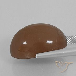 9,17 ctw natürlicher Warmes Braun Mondstein, Oval, Lichtundurchlässig