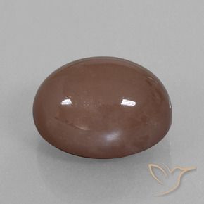 9,17 ctw natürlicher Espresso Braun Mondstein, Oval, Lichtundurchlässig