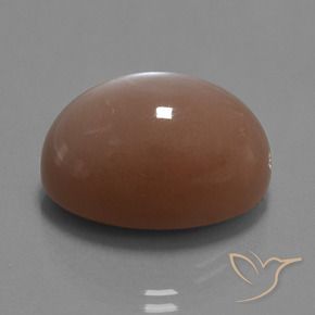 9,17 ctw natürlicher Mittel braun Mondstein, Oval, Lichtundurchlässig