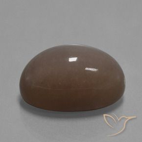 9,17 ctw natürlicher Mittel braun Mondstein, Oval, Lichtundurchlässig