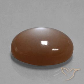 9,17 ctw natürlicher Warmes Braun Mondstein, Oval, Lichtundurchlässig