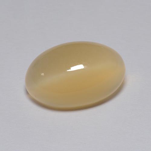 4,30 ctw natürlicher brauner Mondstein, Oval Schliff, Transparent