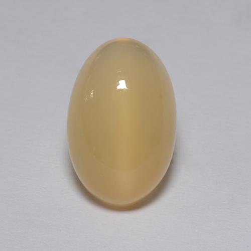 4,30 ctw natürlicher brauner Mondstein, Oval Schliff, Transparent