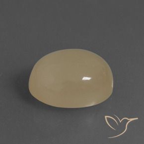 9,17 ctw natürlicher Mittel-Hellbraun Mondstein, Oval, Lichtdurchlässig