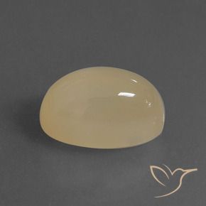 9,17 ctw natürlicher Hellbraun Mondstein, Oval, Lichtdurchlässig