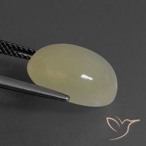 9,17 ctw natürlicher Helles warmes Braun Mondstein, Oval, Lichtdurchlässig
