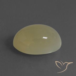 9,17 ctw natürlicher Hellbraun Mondstein, Oval, Lichtdurchlässig