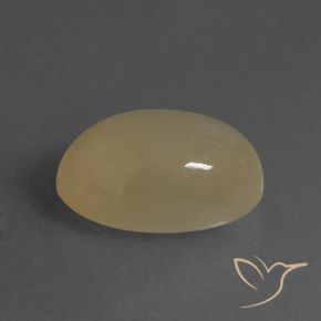 9,17 ctw natürlicher Helles Tortilla-Braun Mondstein, Oval, Lichtdurchlässig