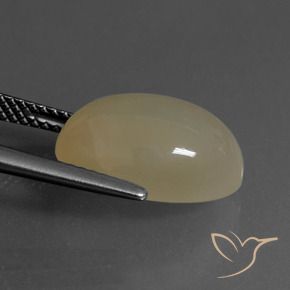9,17 ctw natürlicher Helles Tortilla-Braun Mondstein, Oval, Lichtdurchlässig