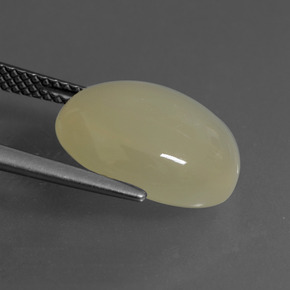 6,67 ctw natürlicher brauner Mondstein, Oval Schliff, Lichtdurchlässig