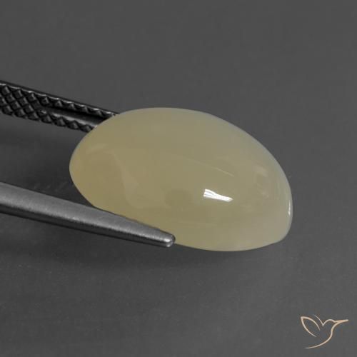 9,17 ctw natürlicher Helles Kaffeebraun Mondstein, Oval, Lichtdurchlässig