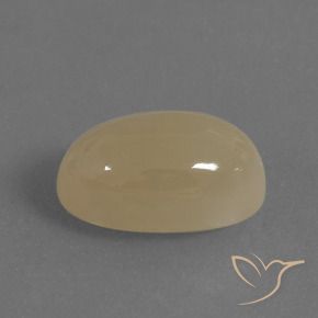 9,17 ctw natürlicher Helles Kaffeebraun Mondstein, Oval, Lichtdurchlässig