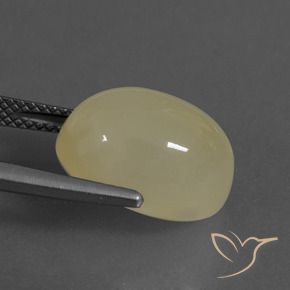 9,17 ctw natürlicher Helles Kaffeebraun Mondstein, Oval, Lichtdurchlässig