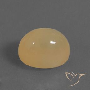 8,64 ctw natürlicher goldener Mondstein, Oval Schliff, Lichtdurchlässig