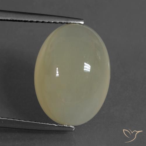 8.99ct Natürlicher Helles Kaffeebraun Mondstein, Oval, Lichtdurchlässig