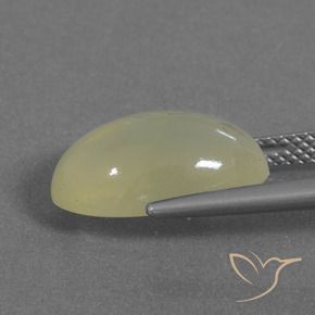 9,17 ctw natürlicher Mittelgelb Mondstein, Oval, Lichtdurchlässig