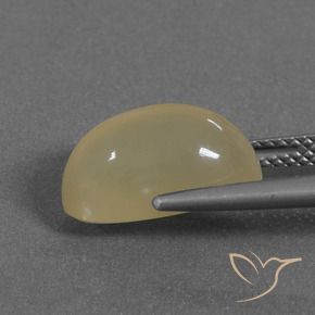 9,17 ctw natürlicher Erdiges Braun Mondstein, Oval, Lichtdurchlässig