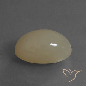 9,17 ctw natürlicher Hellbraun Mondstein, Oval, Lichtdurchlässig