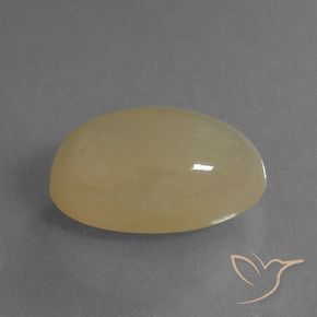 9,17 ctw natürlicher Helles warmes Braun Mondstein, Oval, Lichtdurchlässig
