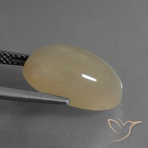 9,17 ctw natürlicher Helles warmes Braun Mondstein, Oval, Lichtdurchlässig