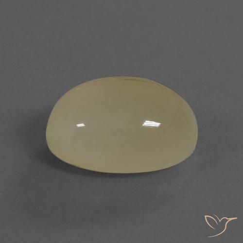 9,17 ctw natürlicher Mittel-Hellbraun Mondstein, Oval, Lichtdurchlässig