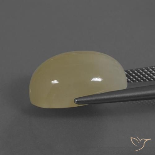9,17 ctw natürlicher Mittel-Hellbraun Mondstein, Oval, Lichtdurchlässig