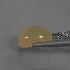 9,17 ctw natürlicher Orange Mondstein, Oval Schliff, Lichtdurchlässig