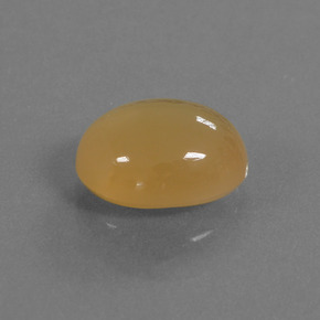 3,84 ctw natürlicher goldener Mondstein, Oval Schliff, Lichtdurchlässig