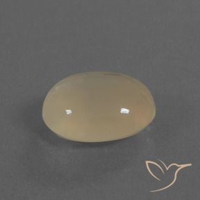 9,17 ctw natürlicher Helles Kaffeebraun Mondstein, Oval, Lichtdurchlässig