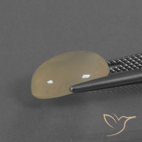 9,17 ctw natürlicher Helles Kaffeebraun Mondstein, Oval, Lichtdurchlässig