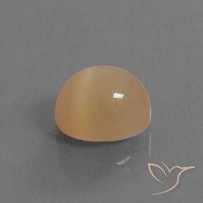 9,17 ctw natürlicher Orange-Gold Mondstein, Oval, Lichtdurchlässig