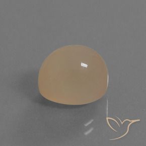 9,17 ctw natürlicher Warmes Hellbraun Mondstein, Oval, Lichtdurchlässig