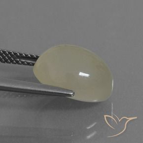 9,17 ctw natürlicher Erdiges Braun Mondstein, Oval, Lichtdurchlässig