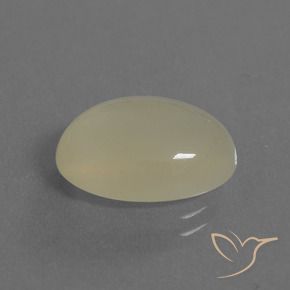 9,17 ctw natürlicher hellgelb Mondstein, Oval, Lichtdurchlässig