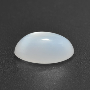 1,81 ctw natürlicher weißer Mondstein, Oval Schliff, Lichtdurchlässig