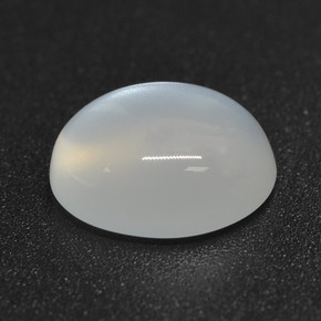 2,56 ctw natürlicher weißer Mondstein, Oval Schliff, Lichtdurchlässig