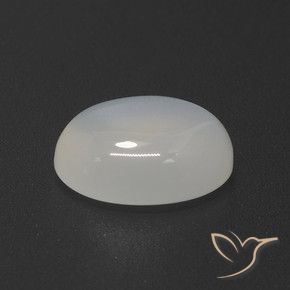 9,17 ctw natürlicher Cremeweiß Mondstein, Oval, Lichtdurchlässig