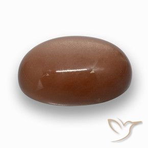 9,17 ctw natürlicher Zimtbraun Mondstein, Oval, Lichtundurchlässig