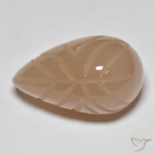 21.25ct Natürlicher Medium Dark-Orange Mondstein, Fantasie, Lichtdurchlässig