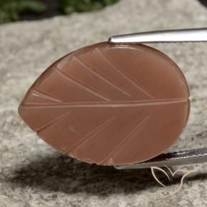 9,17 ctw natürlicher Zimtbraun Mondstein, Fantasie, Lichtundurchlässig