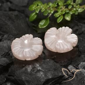 7.56 ct natürliche Sehr helles Braun Mondstein-Edelsteine, Blumen-Schliff, Lichtdurchlässig