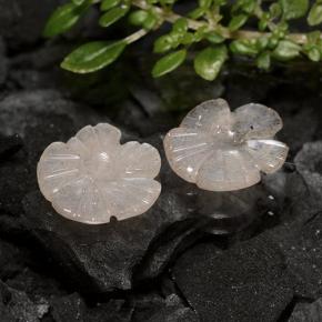 2,72 ct natürliche brauner Mondstein-Edelsteine, Blumenschliff, Lichtdurchlässig