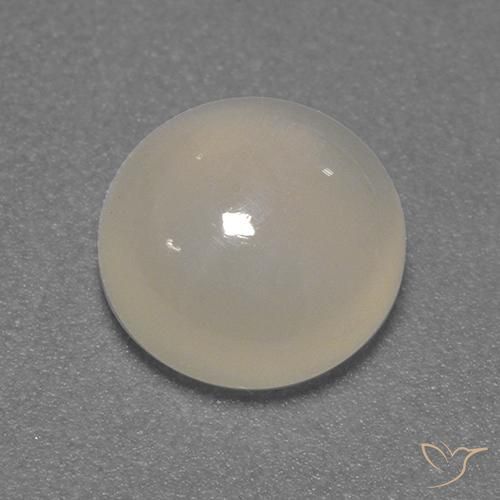1.48ct Natürlicher Creme Mondstein, Runden, Transparent