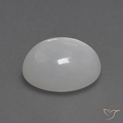 9,17 ctw natürlicher Weiß Mondstein, Oval, Transparent