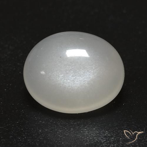 9,17 ctw natürlicher Cremeweiß Mondstein, Oval, Transparent