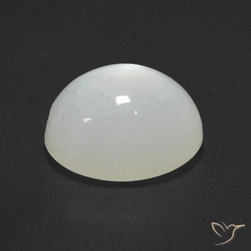 9,17 ctw natürlicher Cremeweiß Mondstein, Oval, Lichtdurchlässig